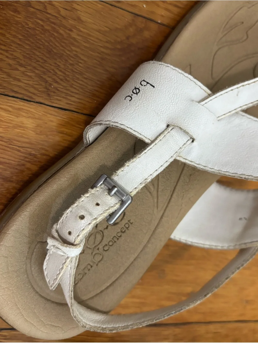 boc White Strappy Sandals